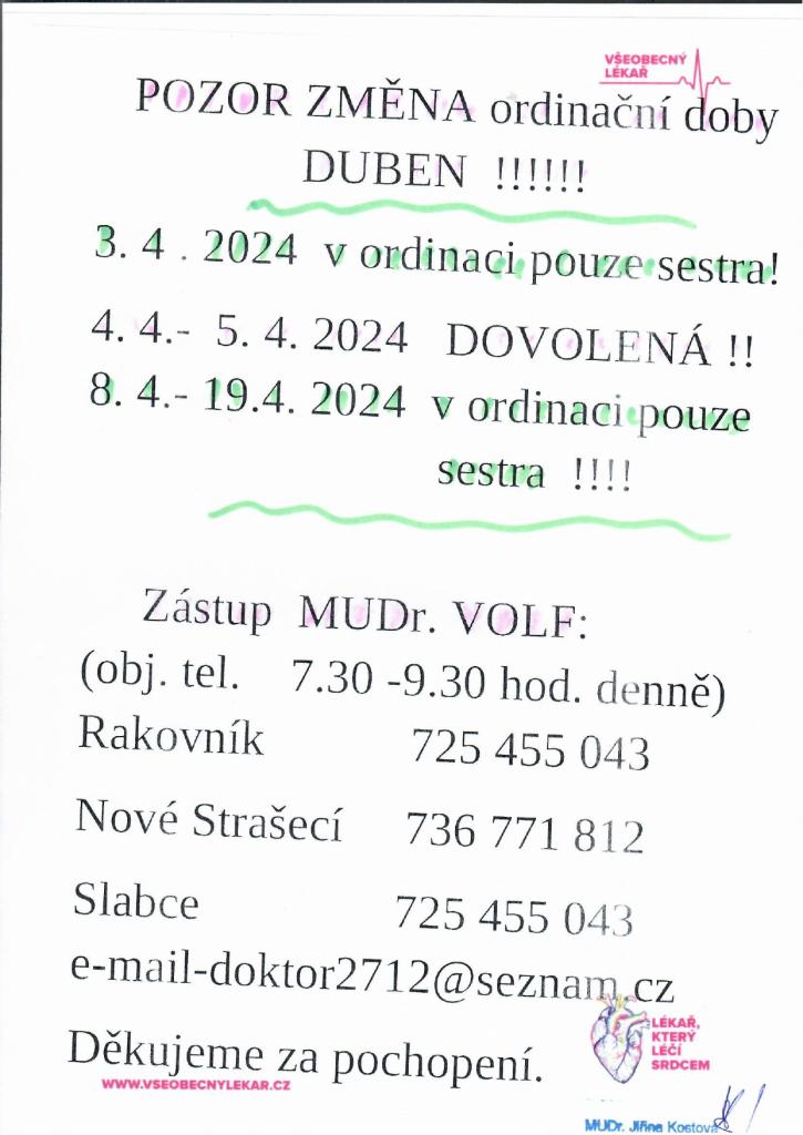 duben ordinace