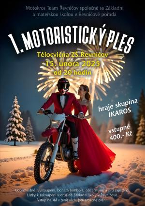 Motoristický ples Řevničov plakát