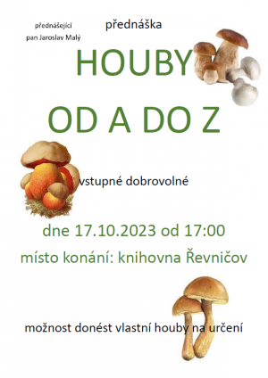 přednáška o houbách